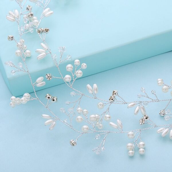 Wedding Hair Accessories Crystal Pearl Hair Accessories - Image 4