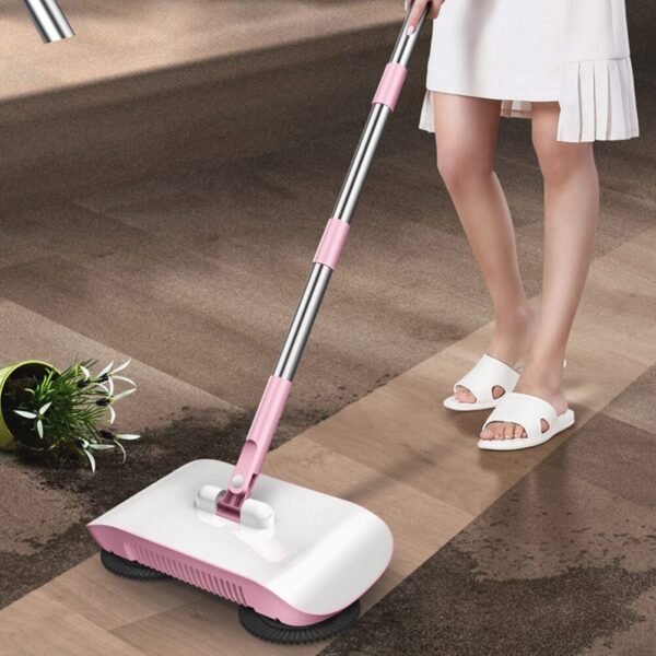 Hand Push Sweeper Household Broom Dustpan Mop Floor All-in-one Machine Gift Mop Sweeper - Image 9