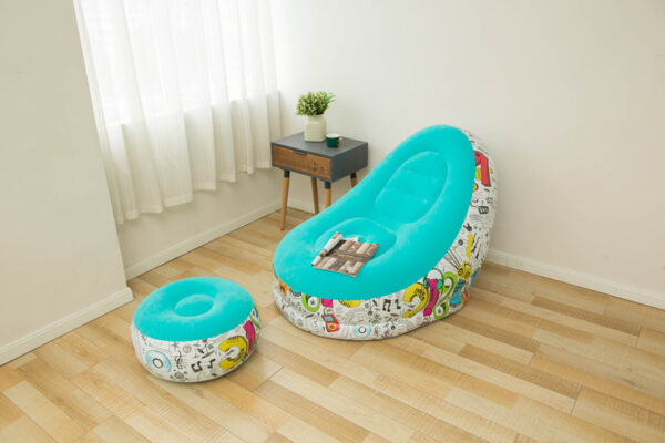 Lazy Bean Bag with Inflatable Folding Sofa - Image 3