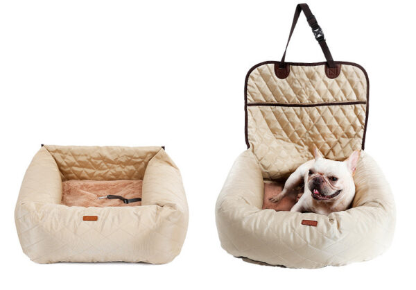 2 In 1 Pet Dog Carrier Folding Car Seat Pad Thickened Multi-purpose Pet Bed Dog Car Mattress Pets Supplies - Image 3