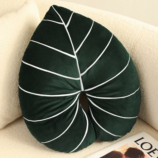 Green Plant Pillow Home Philodendron - Image 9